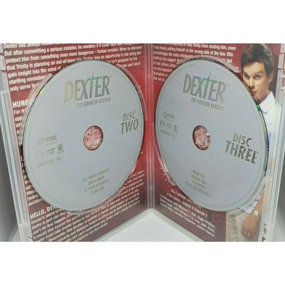 Dexter The Fourth Season Disc 2 & 3 In 3 And 4 Case No Scratches Clean - Picture 5 of 8